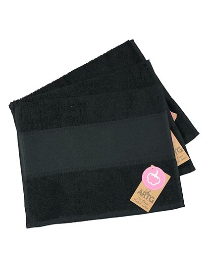 PRINT-Me Guest Towel 30 x 50 cm Black
