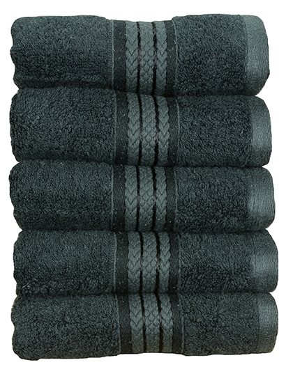 Natural Bamboo Guest Towel 40 x 60 cm Black