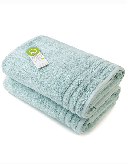 Organic Bath Towel 70 x 140 cm Green