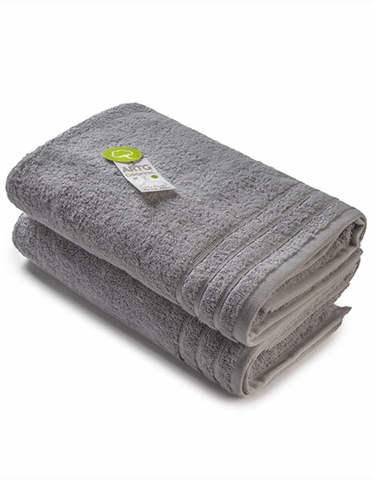 Organic Bath Towel 70 x 140 cm Grey