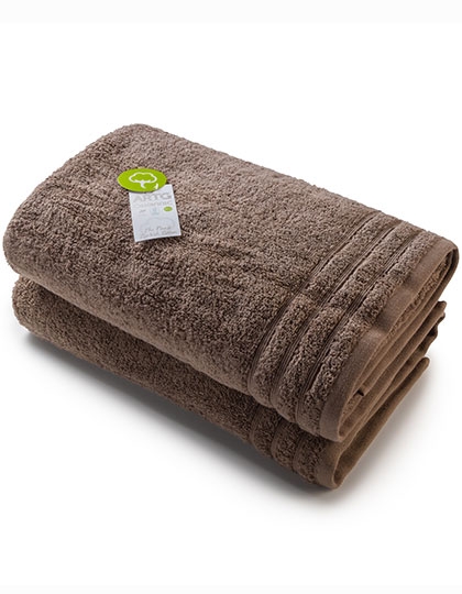 Organic Bath Towel 70 x 140 cm Walnut