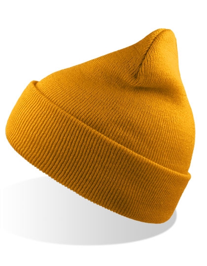 Wind Beanie Recycled One Size Mustard
