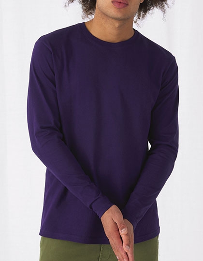 Mens T-Shirt #E190 Long Sleeve XL Sport Grey