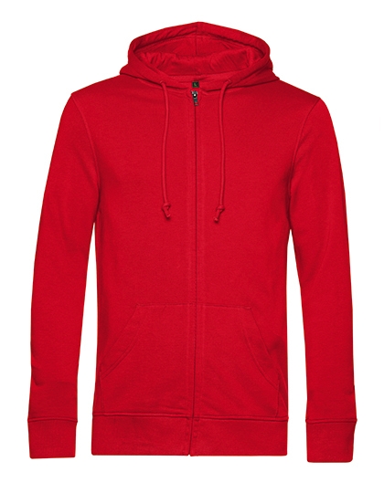 Inspire Zipped Hood Jacket_ L Red