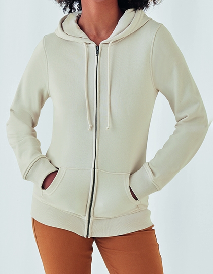 Inspire Zipped Hood Jacket /Women_ M Heather Grey