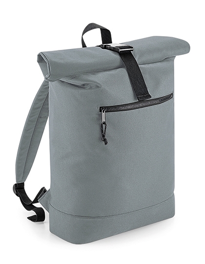 Recycled Roll-Top Backpack 32 x 44 x 13 cm Military Green