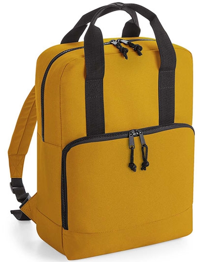 Recycled Twin Handle Cooler Backpack 40 x 30 x 14 cm Mustard