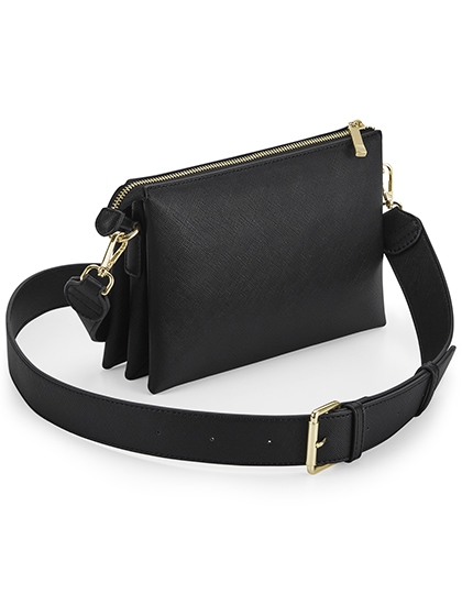 Boutique Soft Cross Body Bag 23 x 3,5 x 16 cm Black
