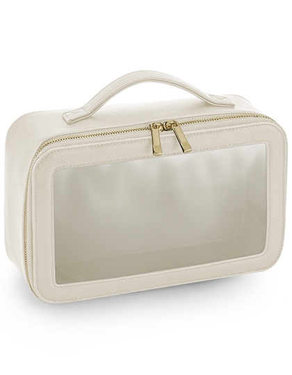Boutique Clear Window Travel Case 26 x 16 x 9 cm Oyster