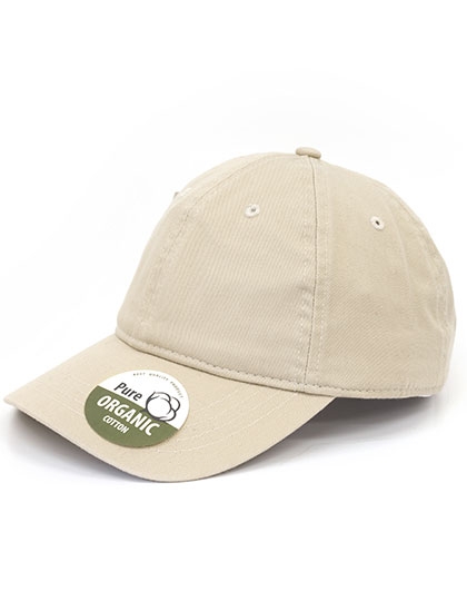 Organic Cotton Cap Unstructured One Size Sand