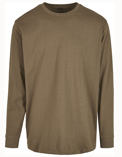 Long Sleeve Tee With Cuffrib S Olive