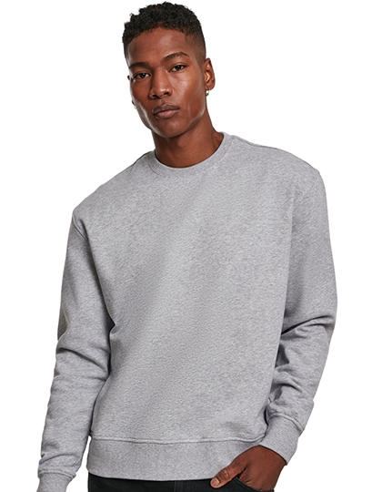 Premium Oversize Crewneck Sweatshirt L Heather Grey
