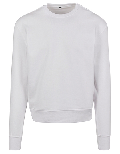 Premium Oversize Crewneck Sweatshirt S White