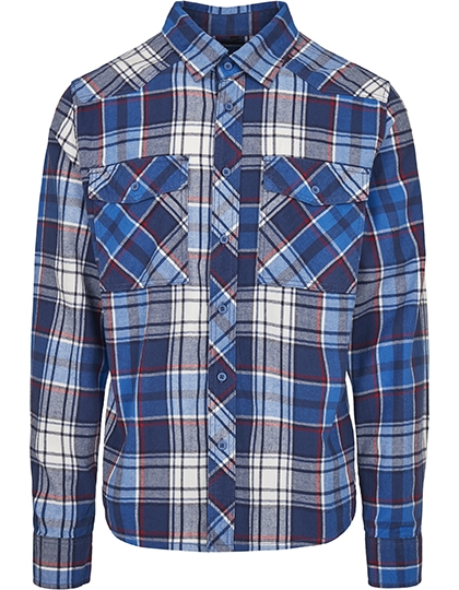 Check Shirt S Navy-Red