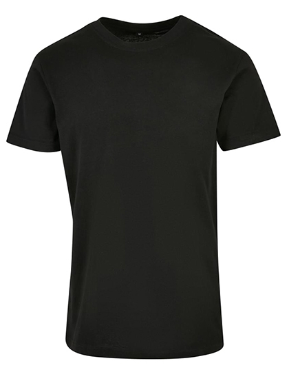 Basic Round Neck T-Shirt 3XL Black