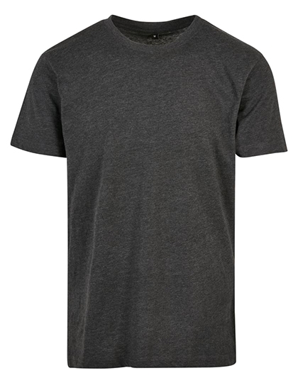 Basic Round Neck T-Shirt 4XL Charcoal