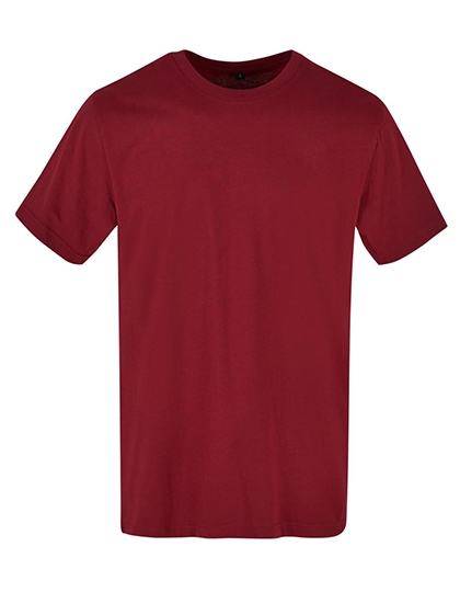Basic Round Neck T-Shirt 5XL Cherry