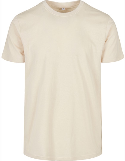 Basic Round Neck T-Shirt M Sand