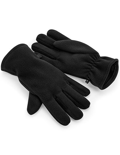 Recycled Fleece Gloves L/XL Black