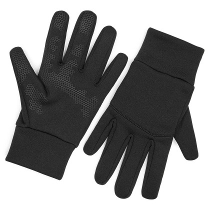 Softshell Sports Tech Gloves L/XL Graphite Grey