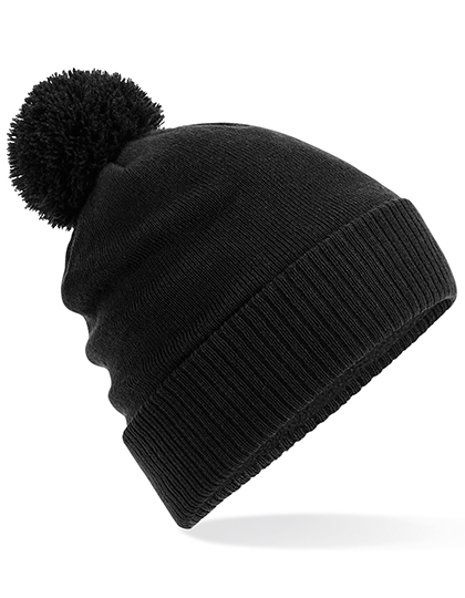 Water Repellent Thermal Snowstar Beanie One Size Black