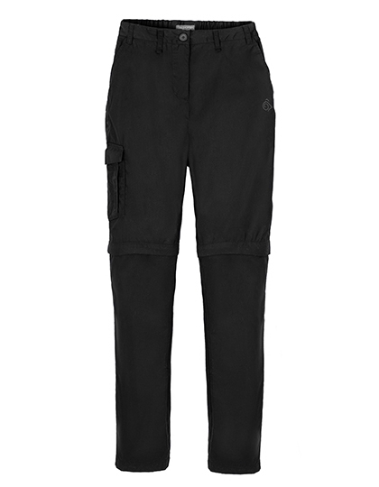 Expert Womens Kiwi Convertible Trousers 12(38)/31 Black