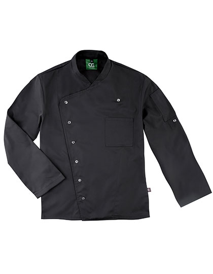 Mens Chef Jacket Turin GreeNature 60 Black