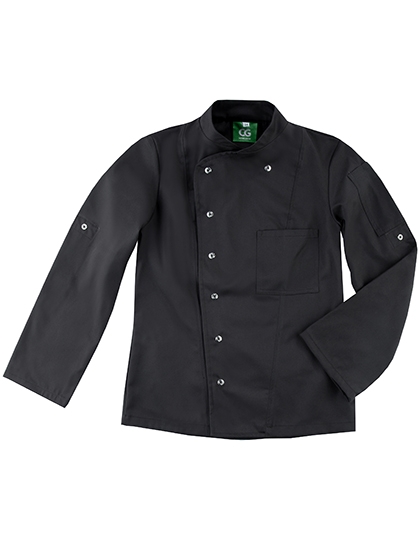 Ladies Chef Jacket Turin GreeNature 46 Black