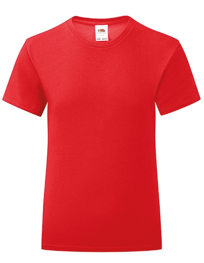Girls Iconic T 152 Red
