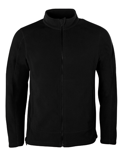 Mens Full- Zip Fleece Jacket XL Black