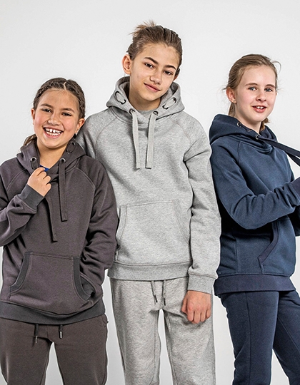 Kids Premium Hoody S (128/7-8) Grey Melange