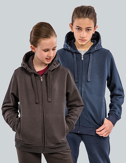 Kids Premium Hooded Jacket S (128/7-8) Dark Grey