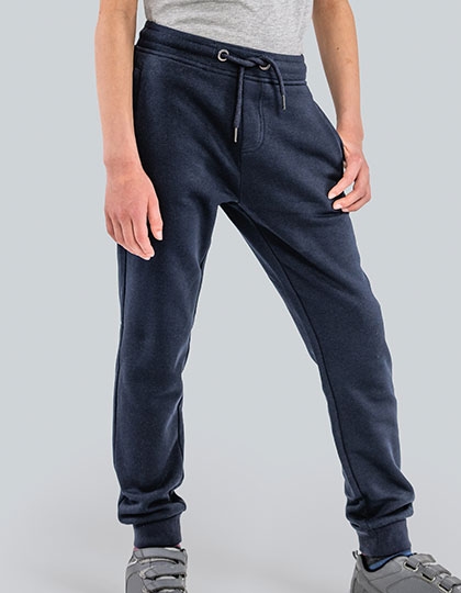 Kids Premium Jogging Pants S (128/7-8) Grey Melange