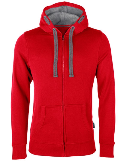 Mens Hooded Jacket M Red