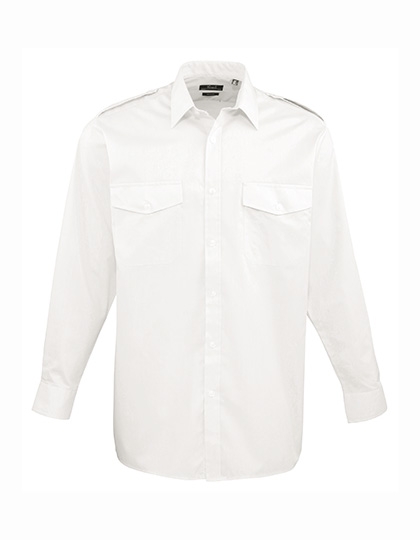 Pilot Shirt Long Sleeve 39,5 (15H) White