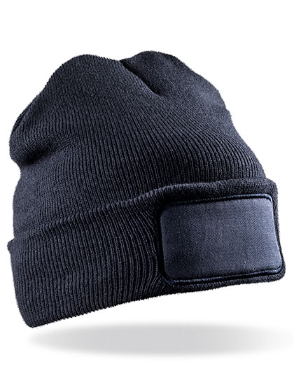 Double Knit Printers Beanie One Size Navy