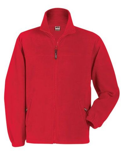 Full-Zip Fleece S Red